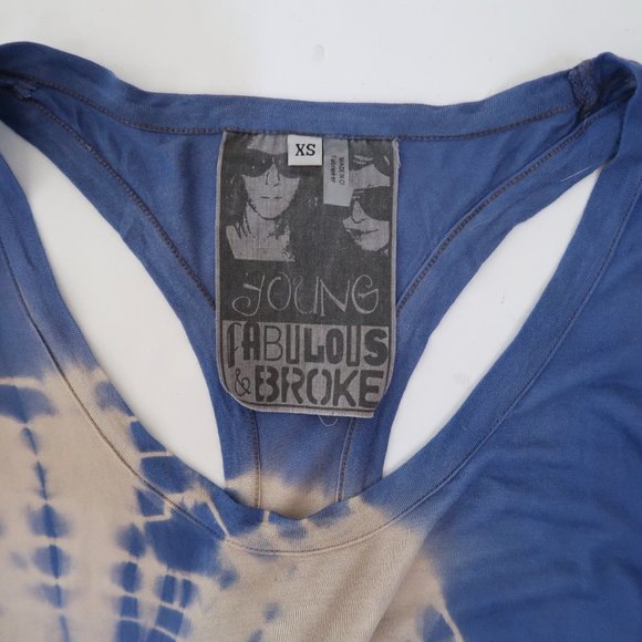 YOUNG FABULOUS & BROKE tie dye maxi dress YFB - Picture 4 of 5